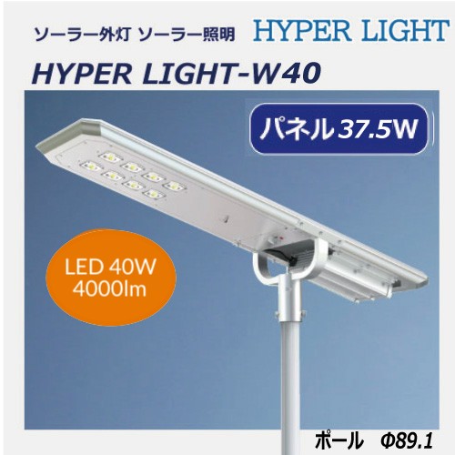 ハイパーライト「HYPER LIGHT-W40」詳細
